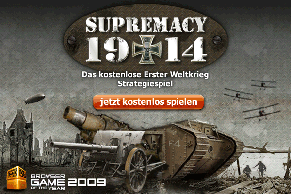 Strategie-Browserspiel Supremacy 1914